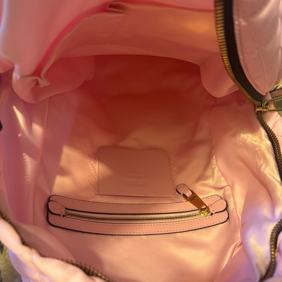 Moschino Pink Quilted Backpack - Womens main image 7